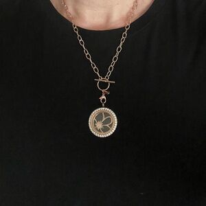 Origami Owl Rose Gold Toggle Chain necklace